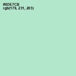 #B3E7CB - Fringy Flower Color Image