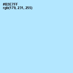 #B3E7FF - Sail Color Image