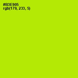 #B3E905 - Inch Worm Color Image