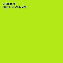 #B3E916 - Inch Worm Color Image