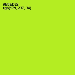 #B3ED22 - Green Yellow Color Image