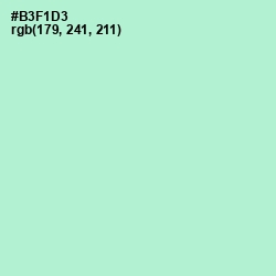 #B3F1D3 - Magic Mint Color Image