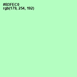 #B3FEC0 - Magic Mint Color Image