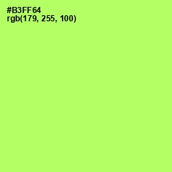 #B3FF64 - Conifer Color Image