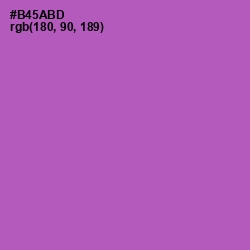 #B45ABD - Wisteria Color Image