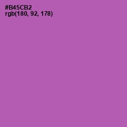 #B45CB2 - Wisteria Color Image