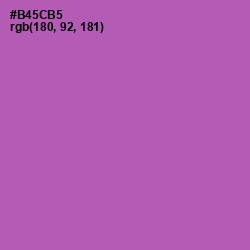 #B45CB5 - Wisteria Color Image