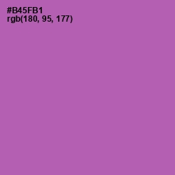 #B45FB1 - Wisteria Color Image