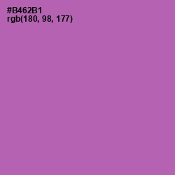 #B462B1 - Wisteria Color Image