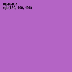 #B464C4 - Lavender Color Image