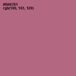 #B46781 - Turkish Rose Color Image