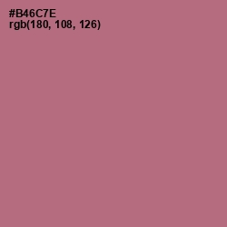 #B46C7E - Coral Tree Color Image