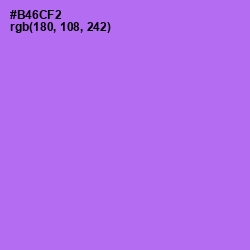 #B46CF2 - Lavender Color Image