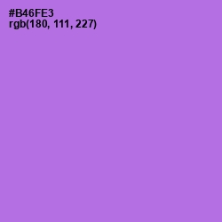 #B46FE3 - Lavender Color Image