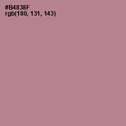 #B4838F - Brandy Rose Color Image