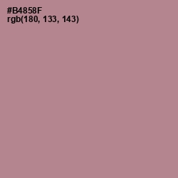 #B4858F - Brandy Rose Color Image