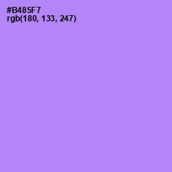 #B485F7 - Dull Lavender Color Image