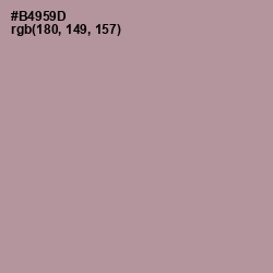 #B4959D - Thatch Color Image