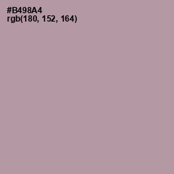 #B498A4 - Amethyst Smoke Color Image
