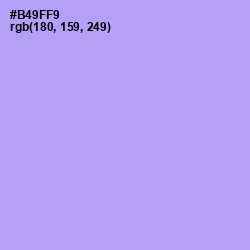 #B49FF9 - Dull Lavender Color Image