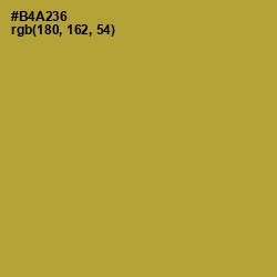 #B4A236 - Lemon Ginger Color Image