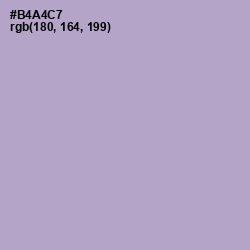 #B4A4C7 - London Hue Color Image