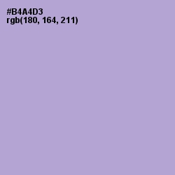 #B4A4D3 - Cold Purple Color Image