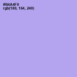 #B4A4F0 - Biloba Flower Color Image