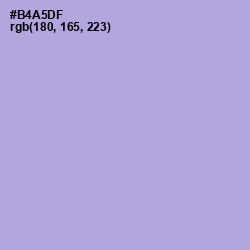 #B4A5DF - Cold Purple Color Image