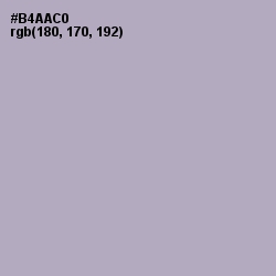 #B4AAC0 - London Hue Color Image