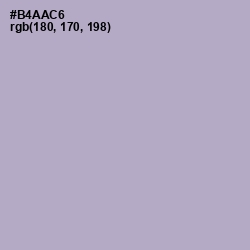 #B4AAC6 - London Hue Color Image