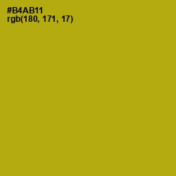 #B4AB11 - Sahara Color Image