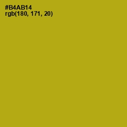 #B4AB14 - Sahara Color Image