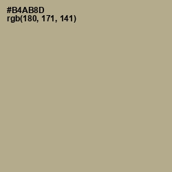 #B4AB8D - Taupe Gray Color Image