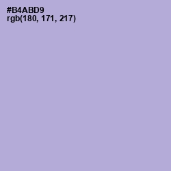 #B4ABD9 - Cold Purple Color Image