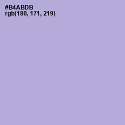 #B4ABDB - Cold Purple Color Image