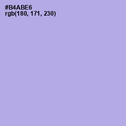 #B4ABE6 - Biloba Flower Color Image