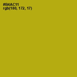 #B4AC11 - Sahara Color Image