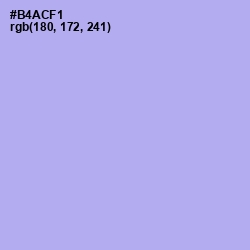 #B4ACF1 - Biloba Flower Color Image