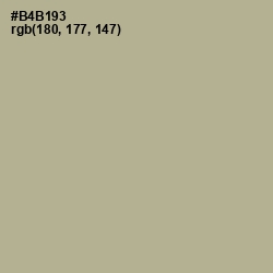 #B4B193 - Heathered Gray Color Image