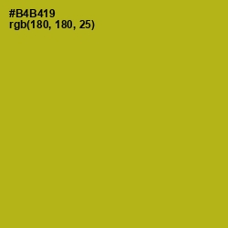 #B4B419 - Sahara Color Image