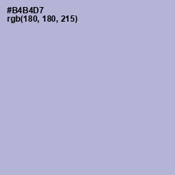 #B4B4D7 - Lavender Gray Color Image