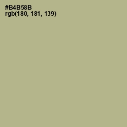 #B4B58B - Swamp Green Color Image