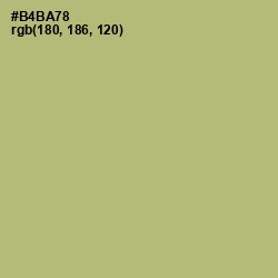 #B4BA78 - Gimblet Color Image