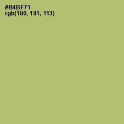 #B4BF71 - Gimblet Color Image