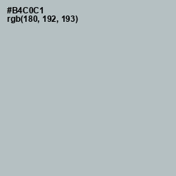 #B4C0C1 - Silver Sand Color Image