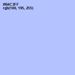 #B4C3FF - Spindle Color Image