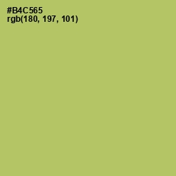 #B4C565 - Wild Willow Color Image