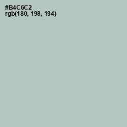 #B4C6C2 - Powder Ash Color Image
