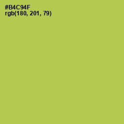 #B4C94F - Celery Color Image